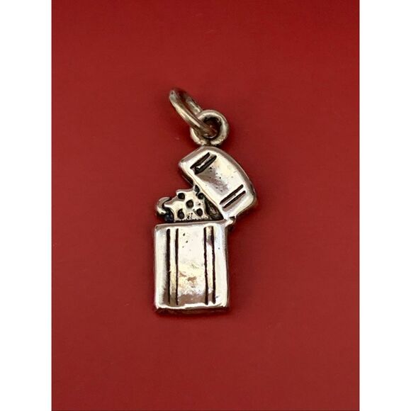 Cigarette Lighter Sterling Silver Jewelry Charm #novelty #lighter - Picture 2 of 4